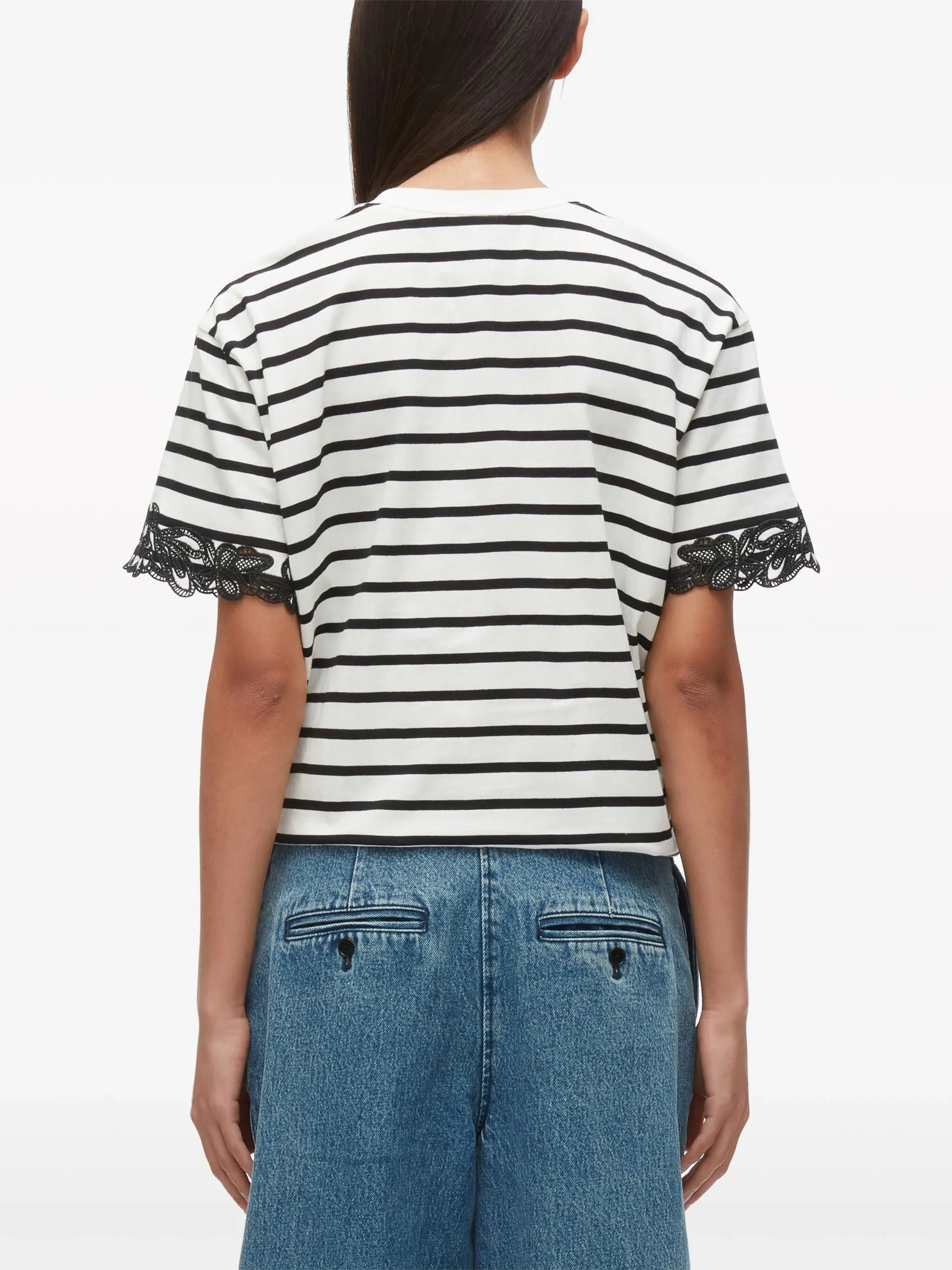 Striped Draped T-Shirt