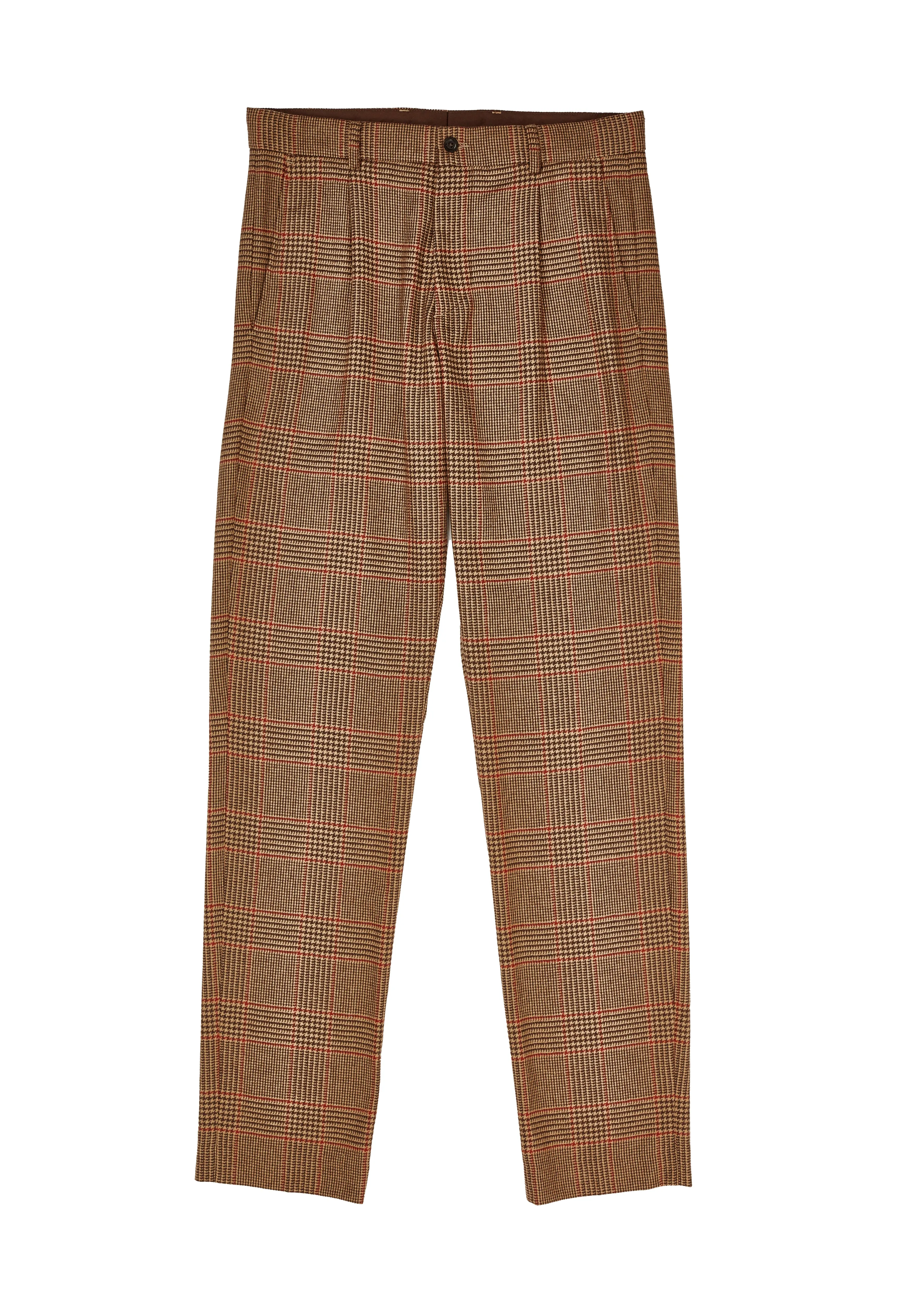 The Classic Trouser (Clarence Check Merlot)