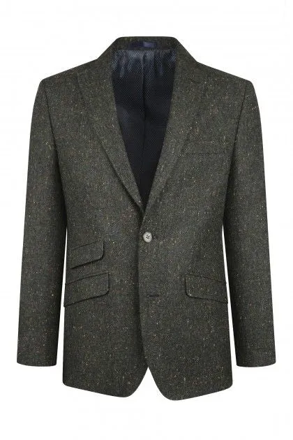 Tweed Dark Green suit