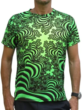 UV Sublime S/S T : Lime Valley Fractal