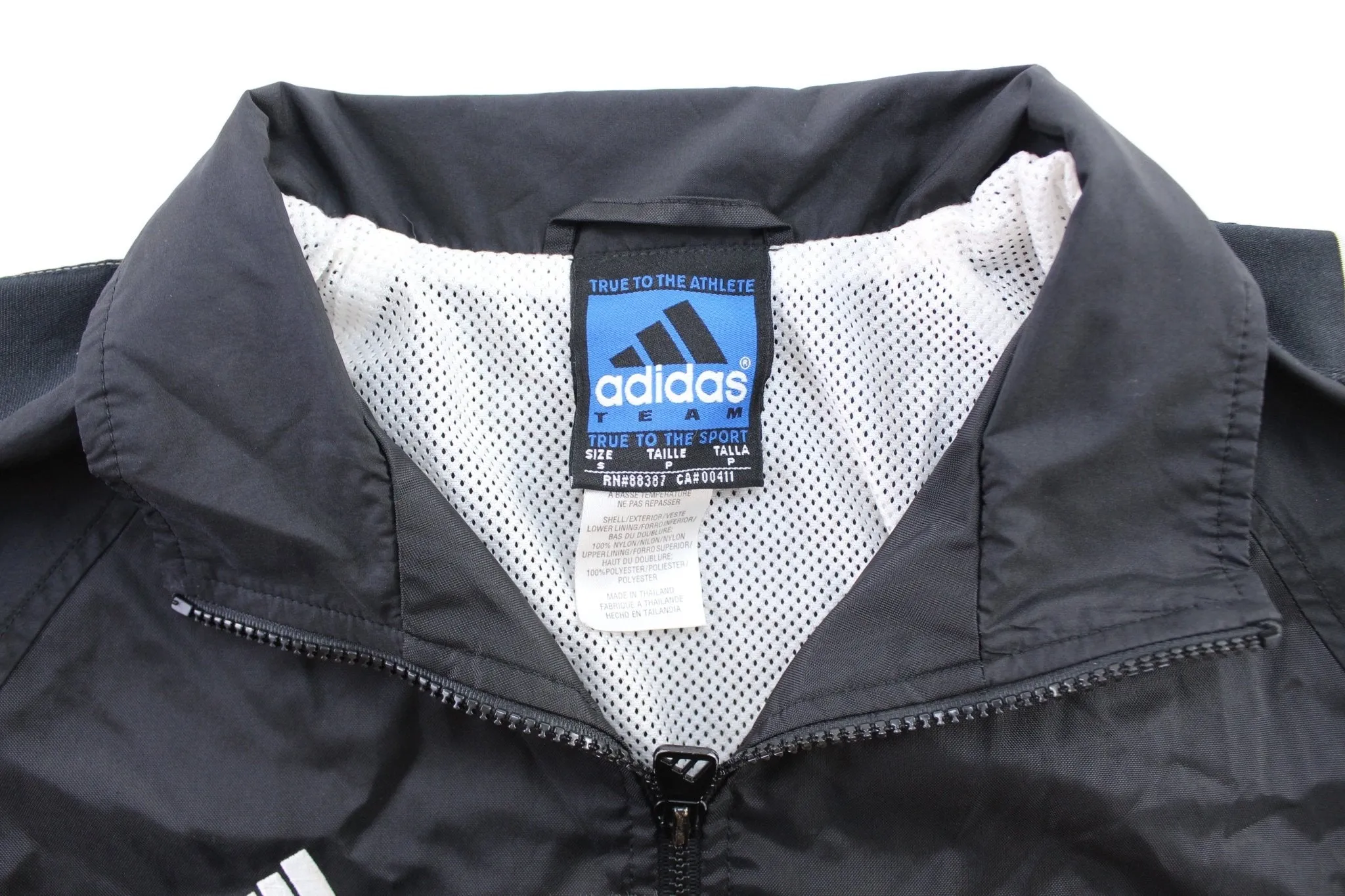 Vintage Adidas Embroidered Logo Black & Windbreaker Jacket