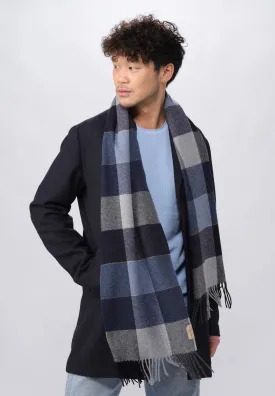 Window Pane Cashmere Woven Scarf