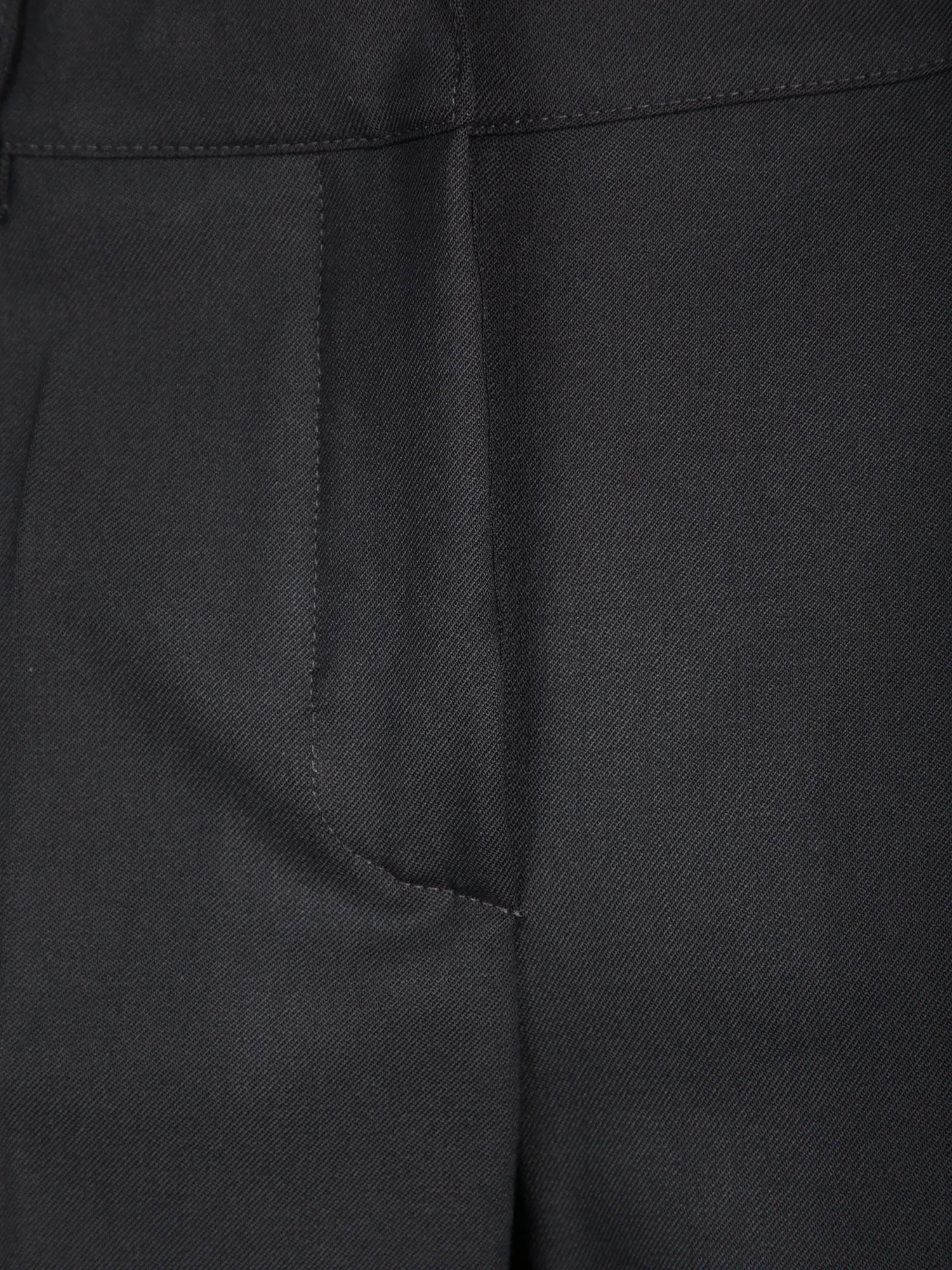 Wool black trousers