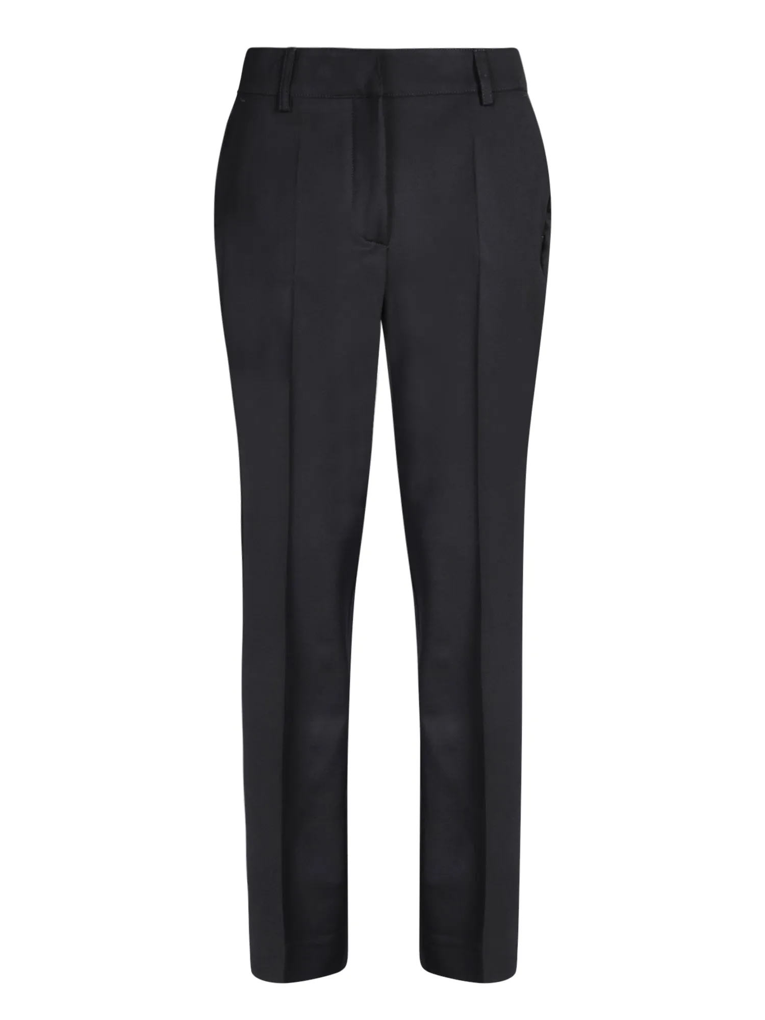 Wool black trousers