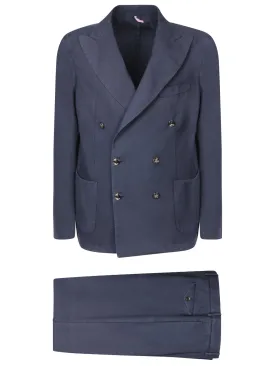 Wool dark blue suit