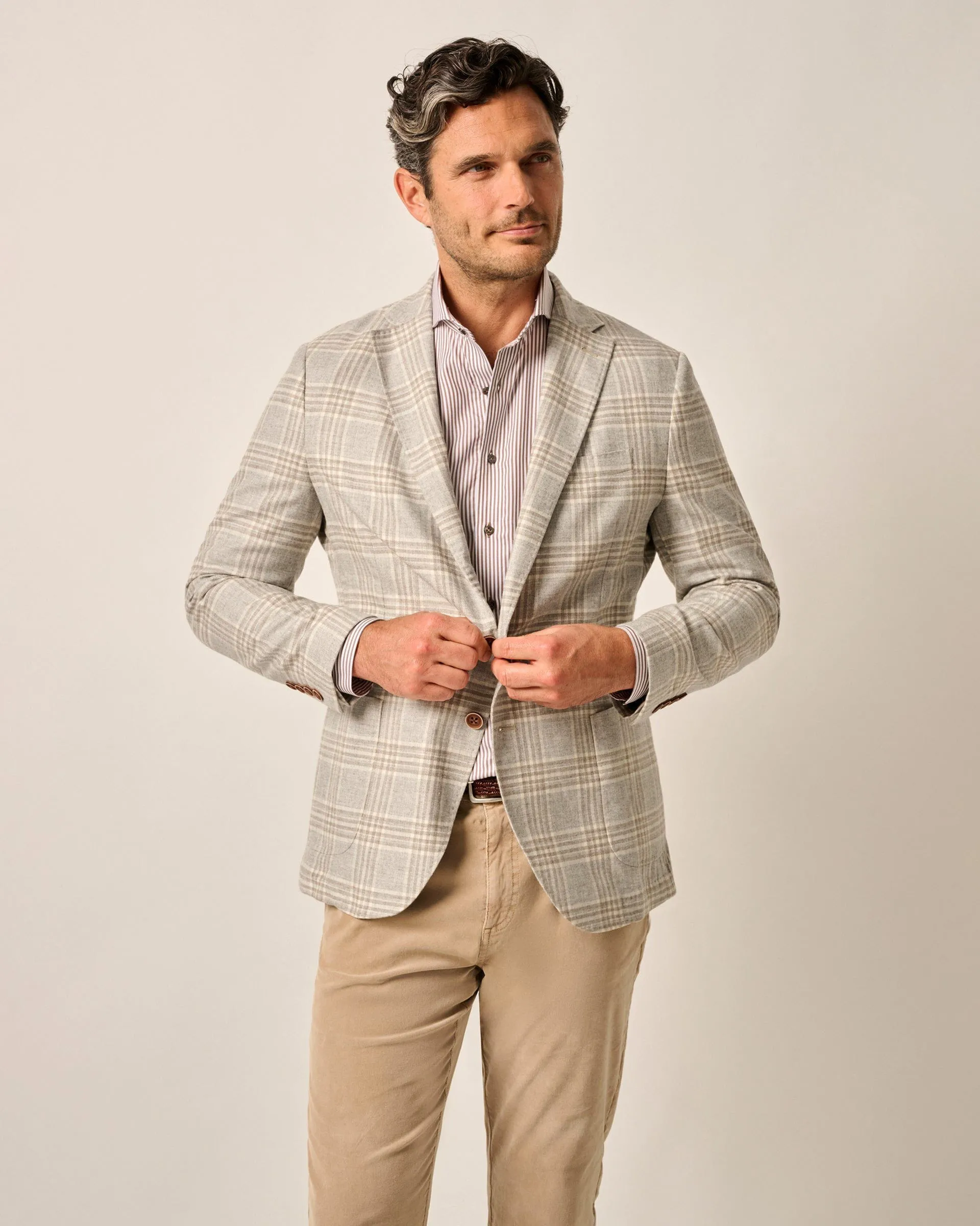 Worthington Top Shelf Wool Silk Linen Cashmere Sport Coat