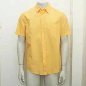 Yellow Cotton Short Sleeved Shirt