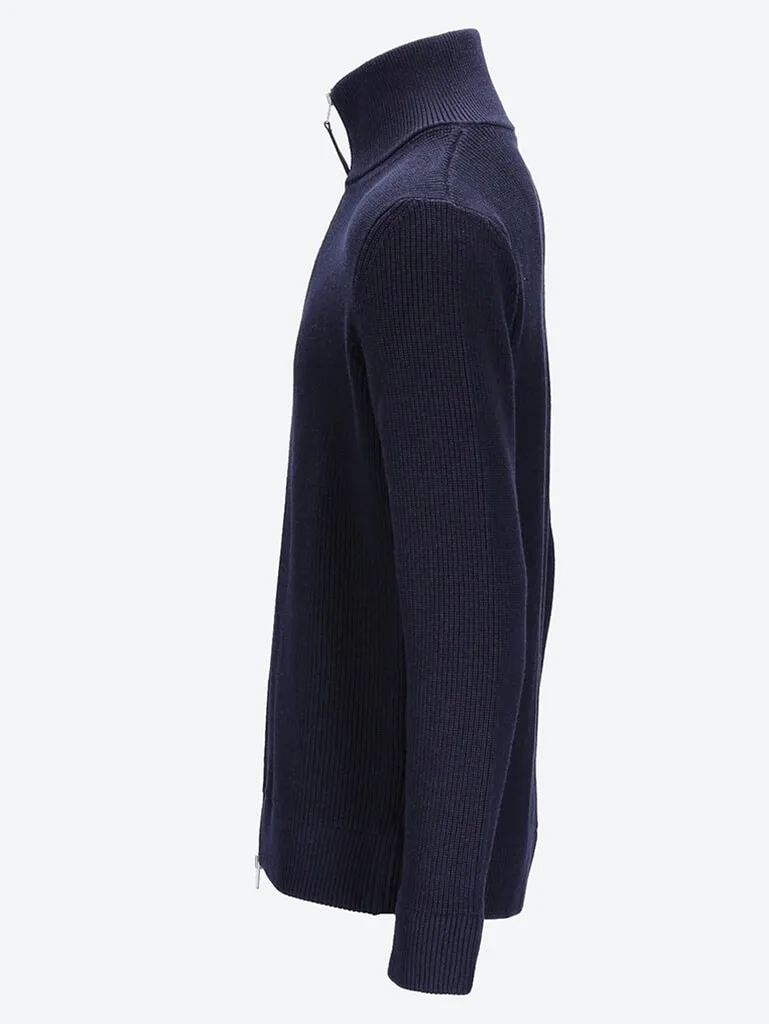 Zip turtleneck sweater