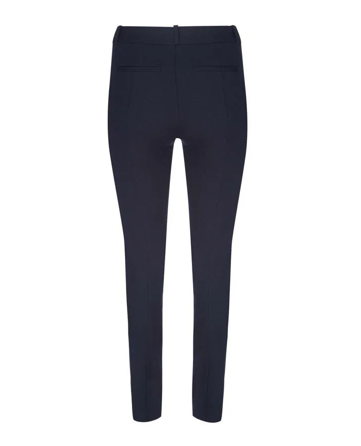 Zipped Bi-Stretch Trousers